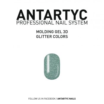 3D Molding Glitter Gel Silver - 8ml