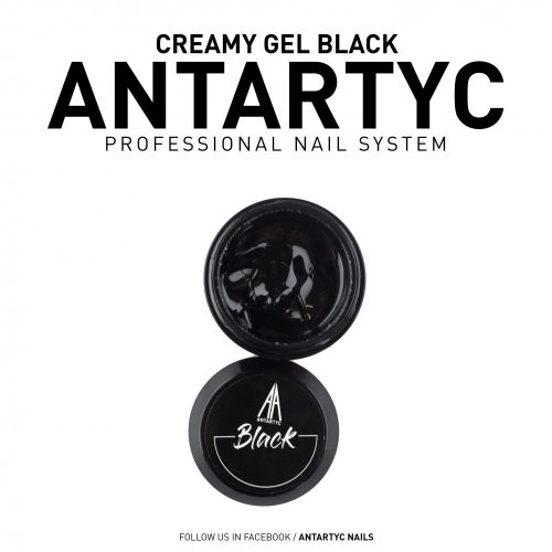 Creamy Gel Farbe Schwarz - 8ml